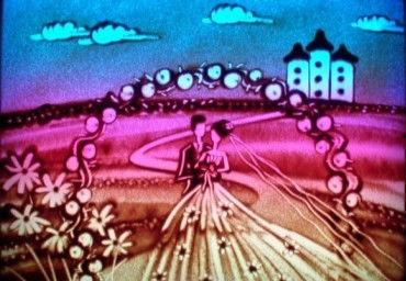 沙画视频表演,沙画演绎时光流转